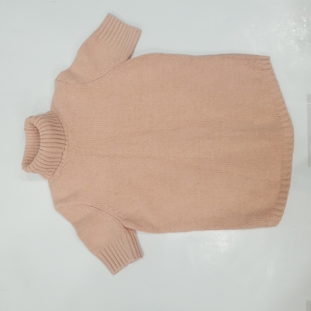 FURY Peachy Turtleneck Short Sleeve Sweater